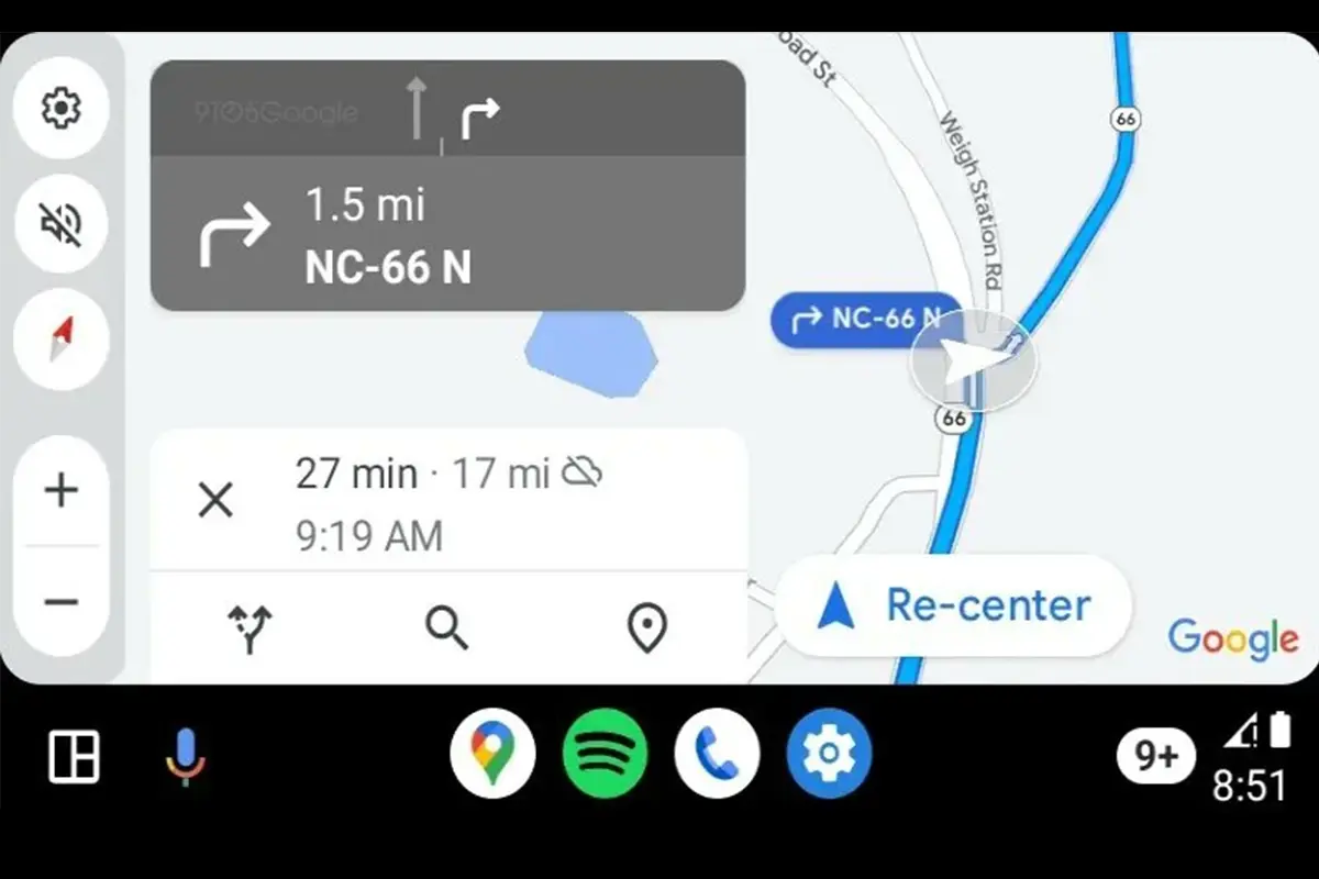 Google Maps no Android Auto