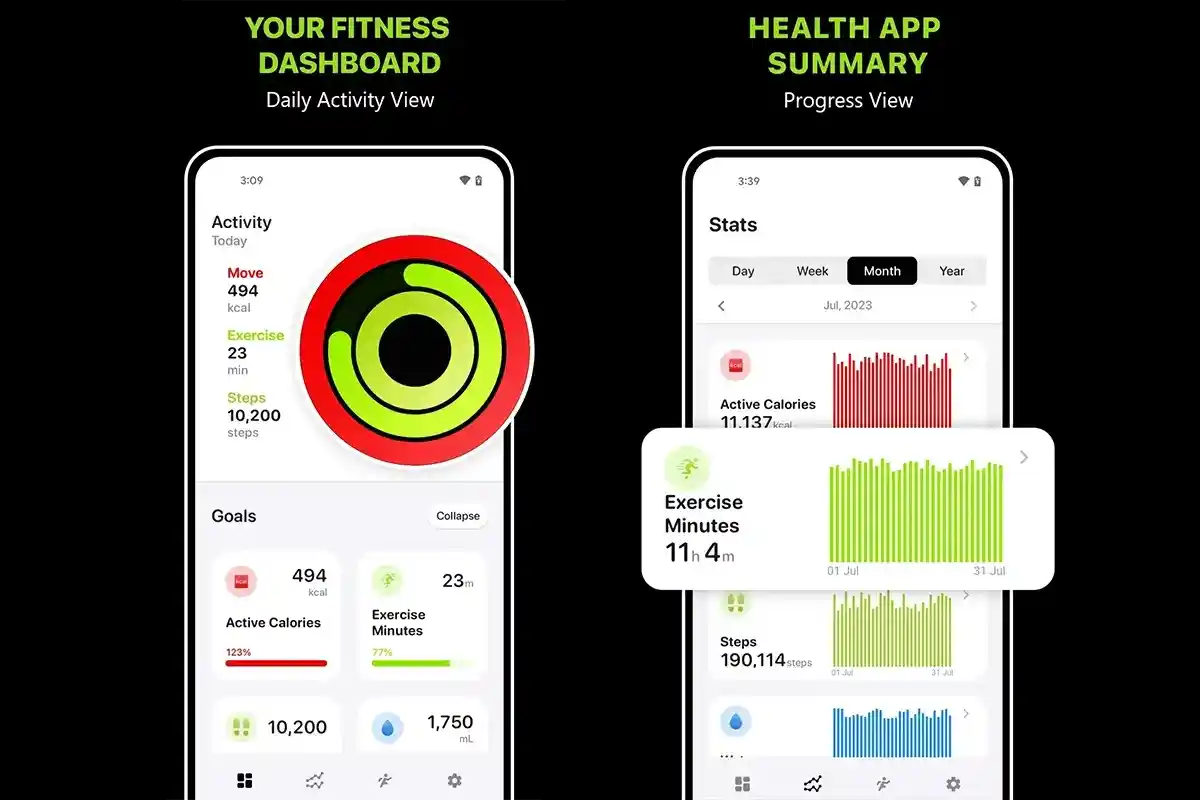 FitnessView é grátis na Google Play Store mas com limitações