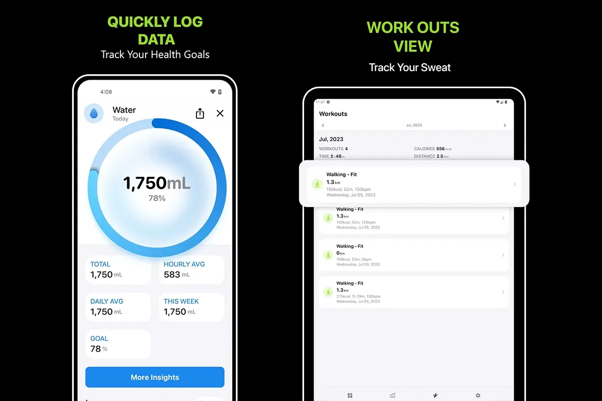 FitnessView: a beleza de um design moderno e minimalista