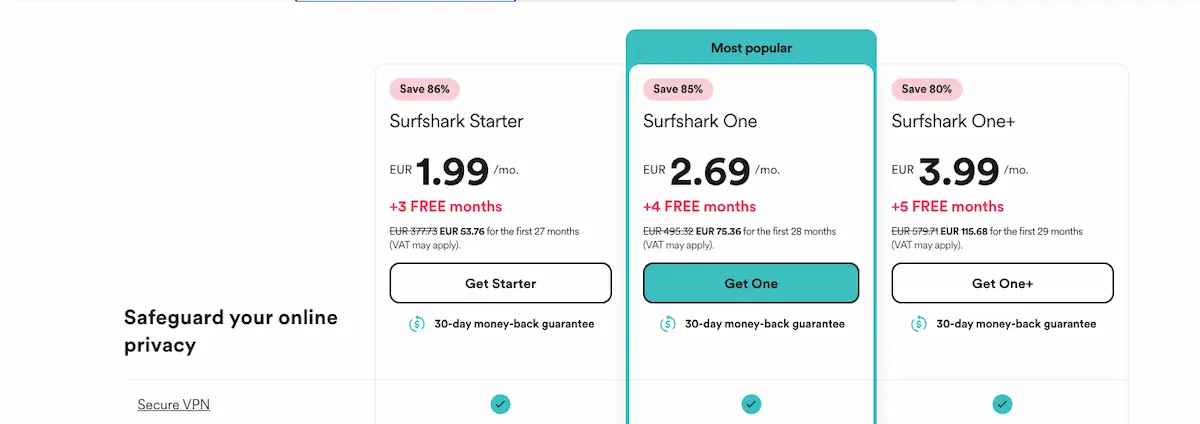 Quanto custa a VPN da SurfShark