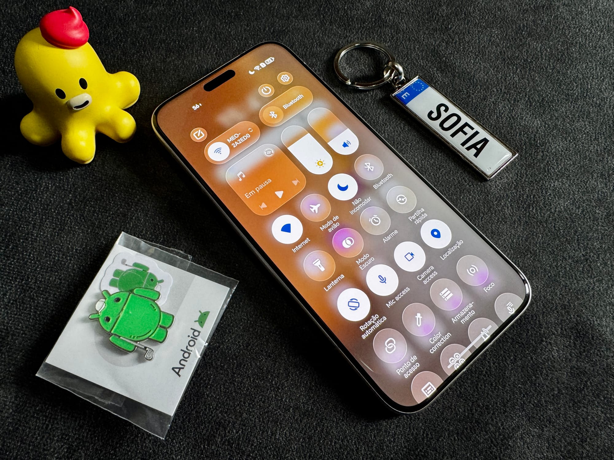 Central de controlo do Honor Magic8 Pro.