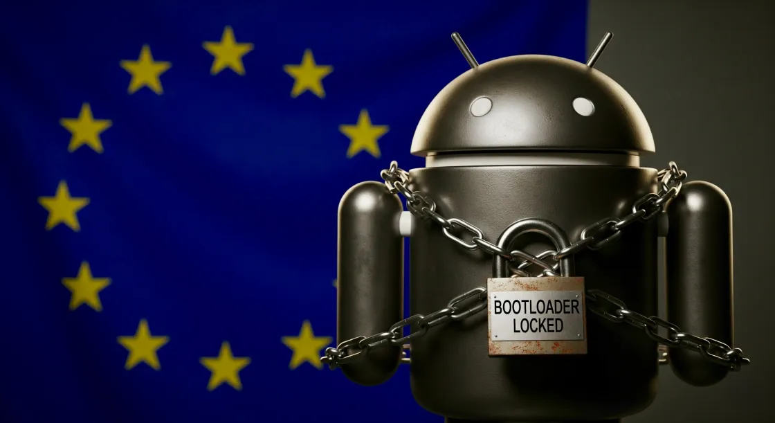 UE proíbe o desbloqueio do bootloader nos dispositivos Android.