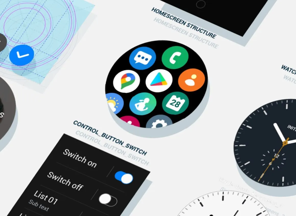 Imagens oficiais mostram o Wear OS 3.5 | One UI Watch 4.5