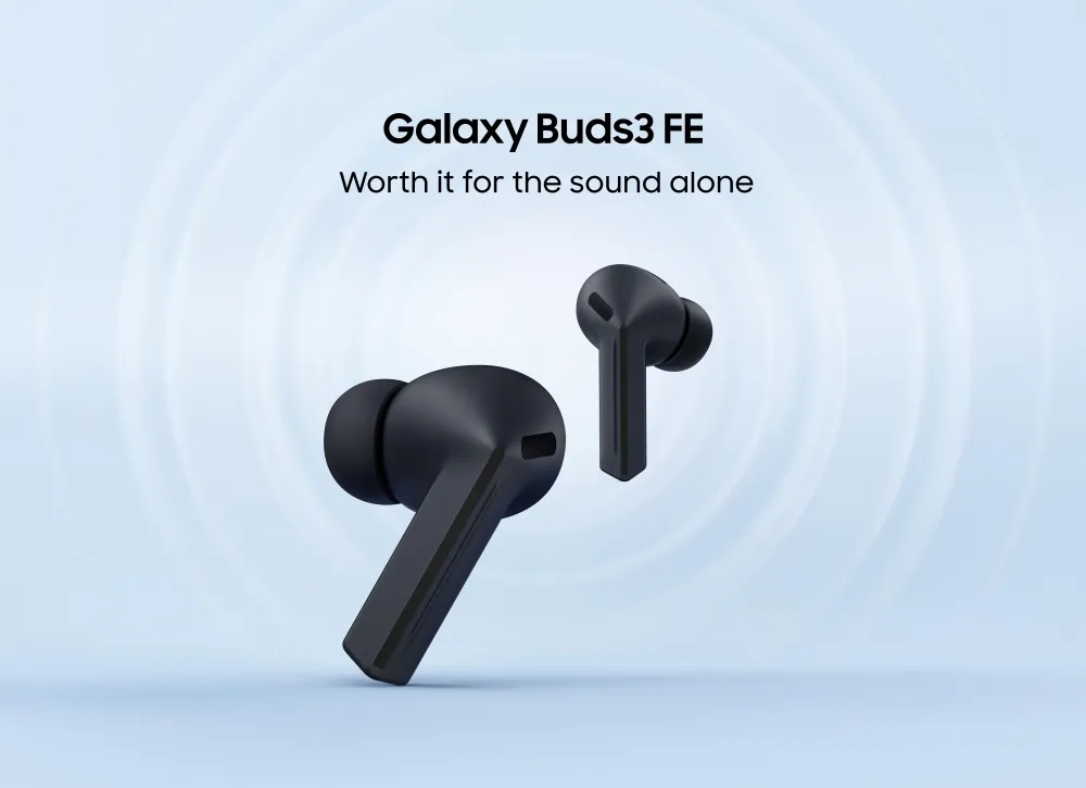 Samsung lança os Galaxy Buds3 FE: o melhor do som ao melhor preço