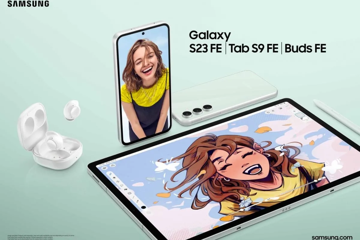 Samsung revela Galaxy Tab S9 FE e Buds FE