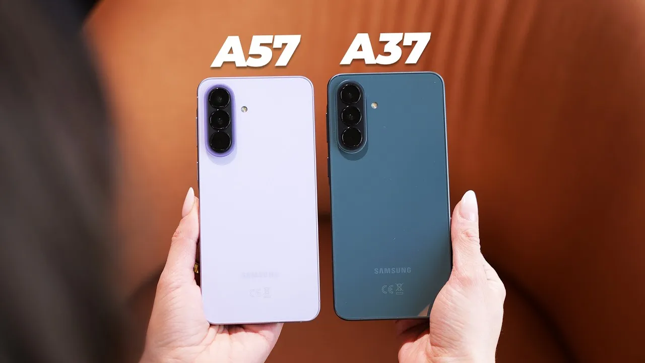 Samsung Galaxy A57 vs Galaxy A37: qual deves escolher?