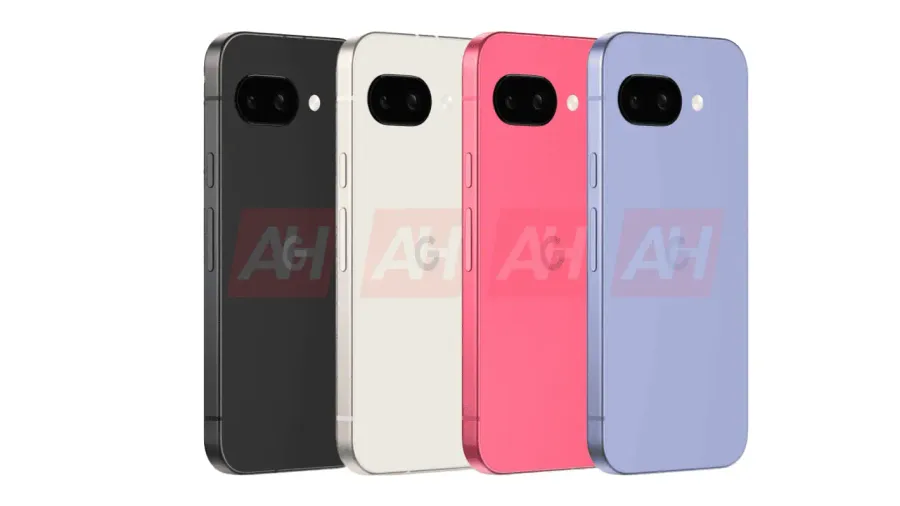 Cores do Google Pixel 9a reveladas em novas imagens